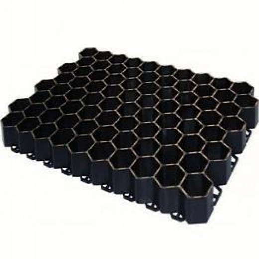 Решетка газонная Gidrolica Eco Standart РГ-70.40.3,2 - пластиковая черная в Казань